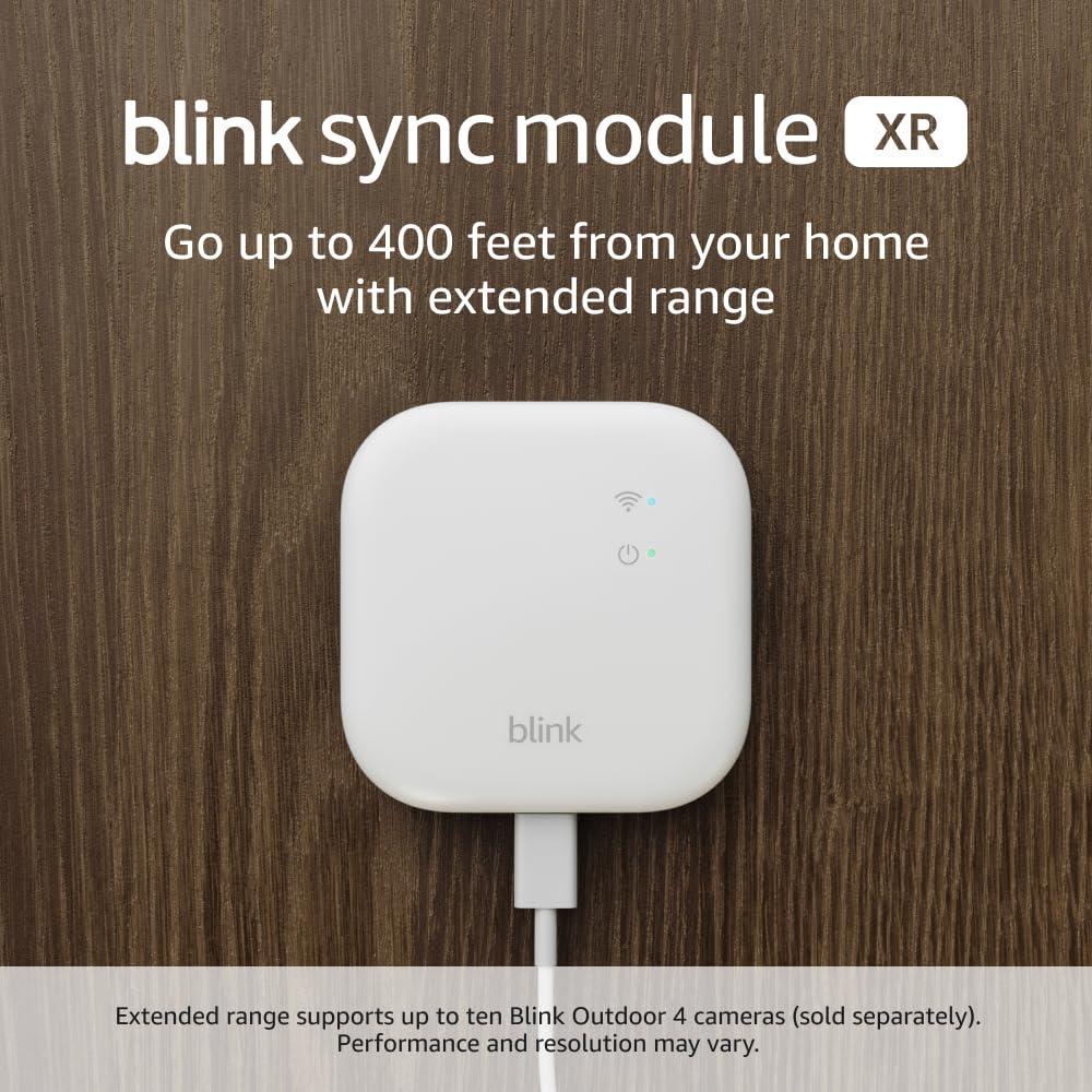 imageBlink Sync Module XR newest model System hub for all Blink devices go up to 400 feet from your home with extended range for Outdoor 4