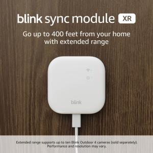 Blink Sync Module XR (newest model) — System hub for all Blink devices, go up to 400 feet from your home with extended range for Outdoor 4