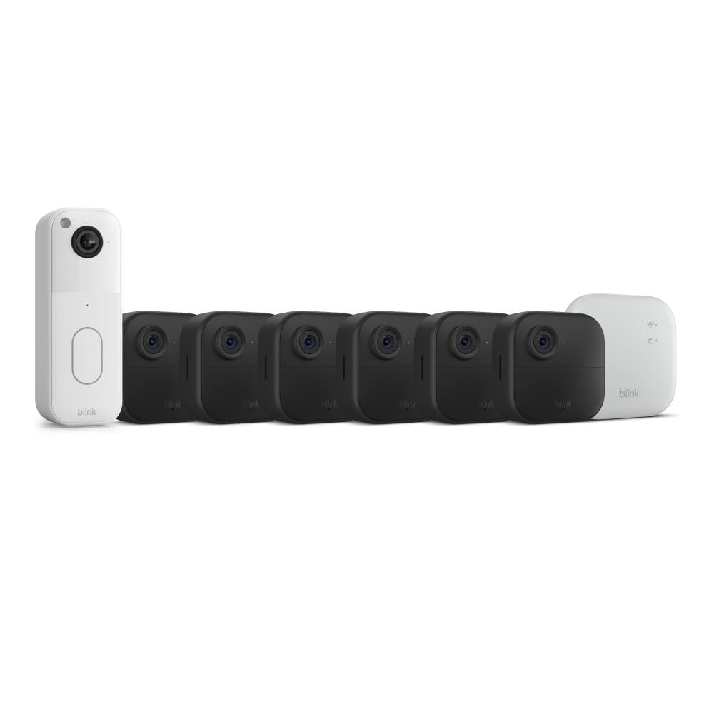 imageBlink Video Doorbell Outdoor 4 XR Wireless smart security cameras twoyear battery life go up to 400 feet from your home with extended range Sync Module XR included