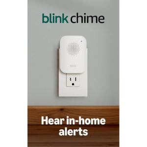 Blink Chime (newest model) — Real-time, audible alerts you can hear anywhere in your home, easy plug-in installation, works with all Blink doorbells