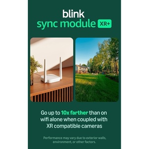 Blink Sync Module XR+ (newest model) — System Hub for Blink devices with extended range for Outdoor 4, 10x security coverage powered by Blink’s proprietary XR technology